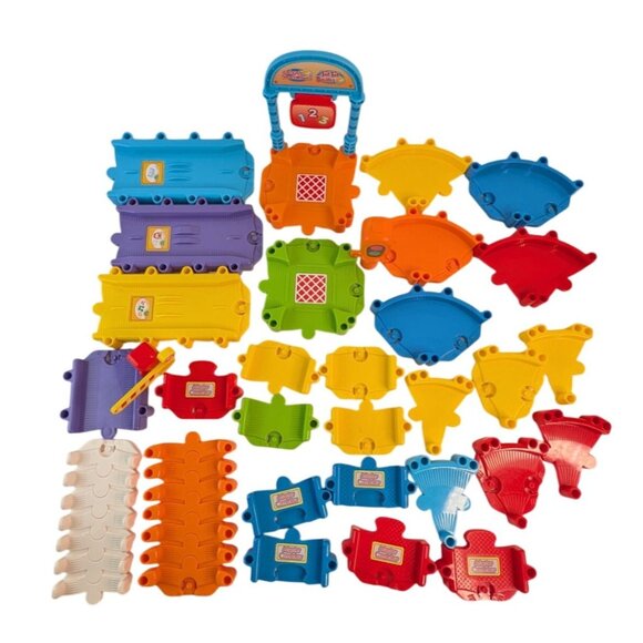 Vtech Go Go Smart Wheels Tut Tut Bolides Replacement Track Parts Lot of 44 - Picture 1 of 12